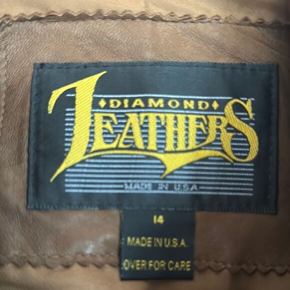 Vintage Leather Fringe Jacket with Beaded Details - Picture 5 of 7